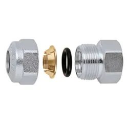 RACCORD MECANIQUE DROIT 3/8F X Ø10 SANITAIR CHROME